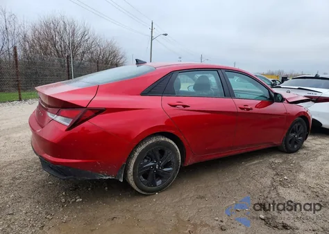 2022 Hyundai Elantra Sel z USA, uszkodzony, nr VIN 5NPLS4AG4NH081444